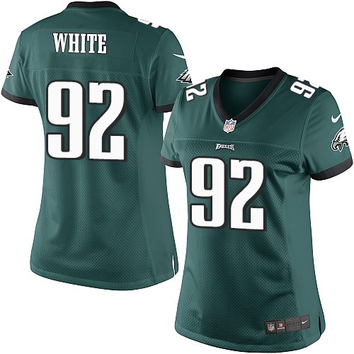 Women's Elite Reggie White Nike Jersey Midnight Green Home - #92 NFL Philadelphia Eagles